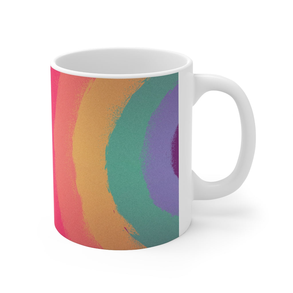11oz Rainbow Love Wins Coffee Mug