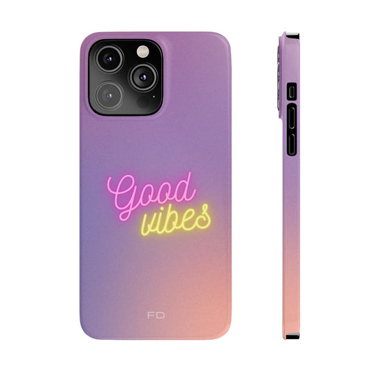 Slim Case for iPhone - Good Vibes Edition