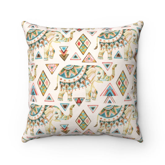 Two-Toned Elephant Cushion for Home Decor - Available in 4 Sizes