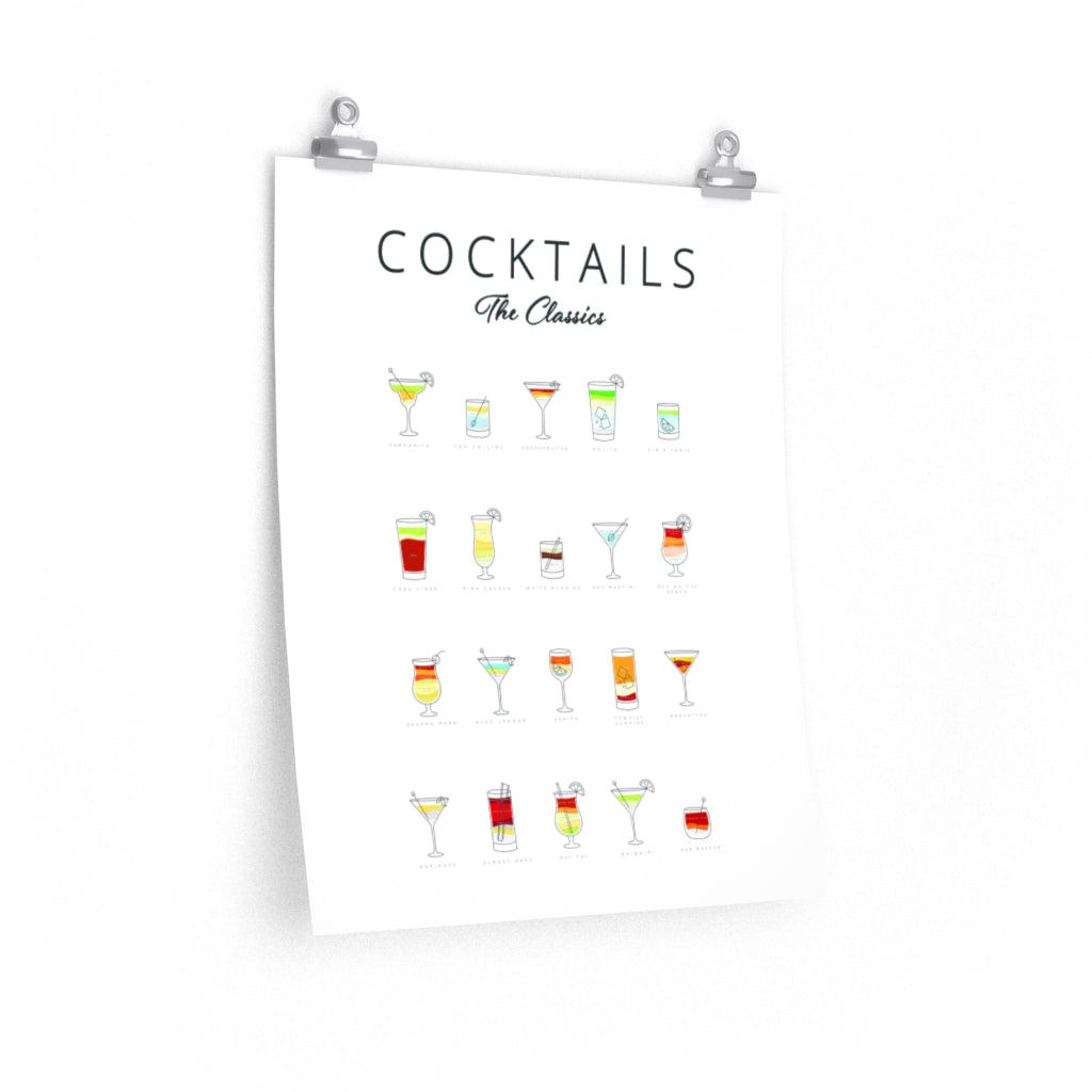 Artistic Beverage Prints for Home Bar Decoration