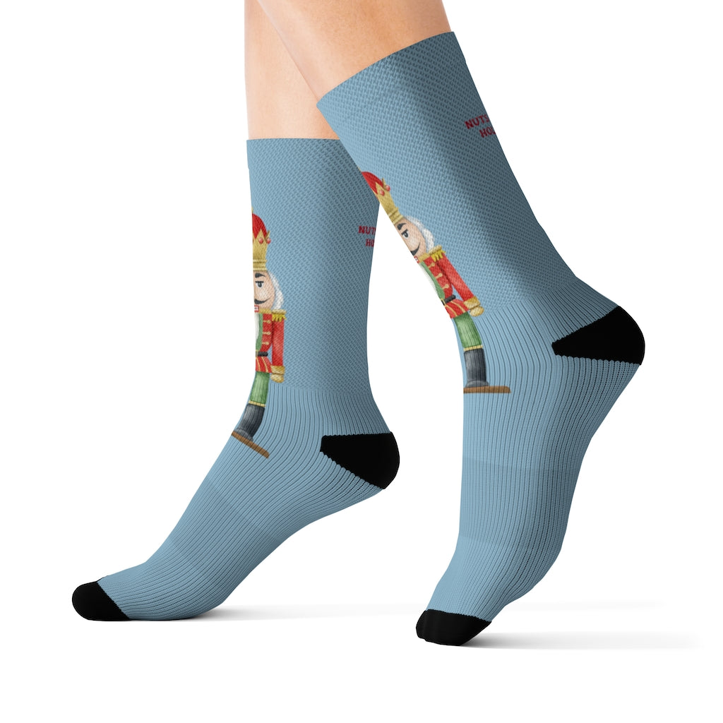 Festive Nutcracker Socks for the Holiday Season