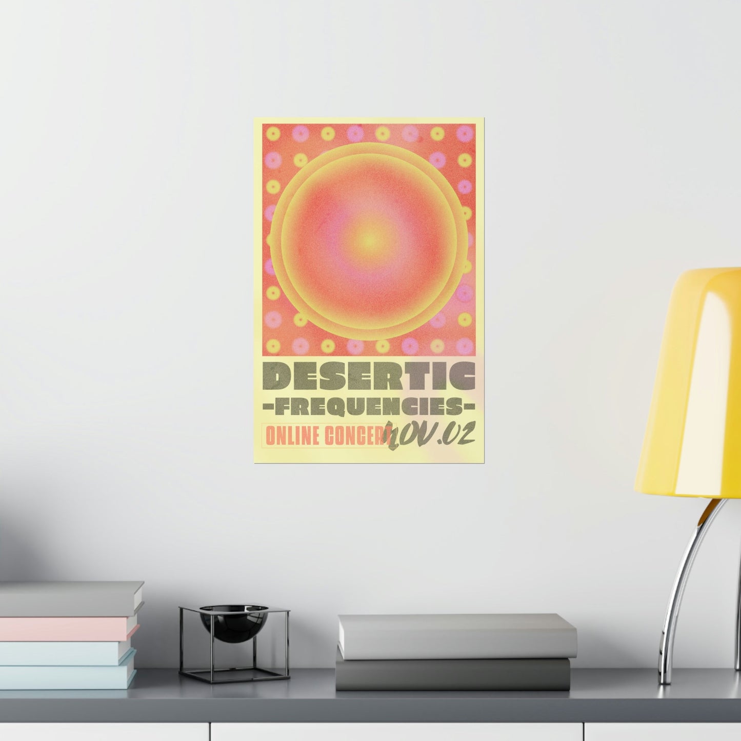 Gradient Poster Concert Experience Online