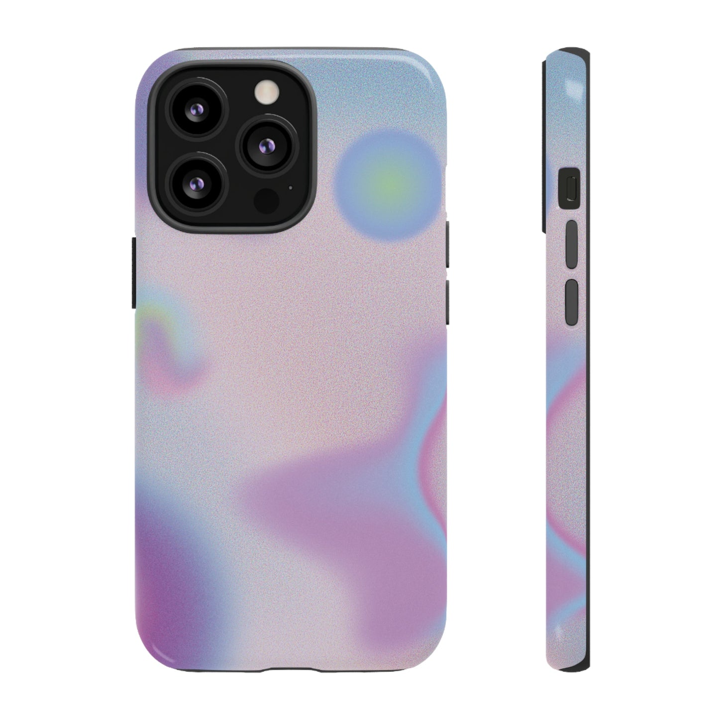 Floating Orbs Tough iPhone Case with Gradient Design