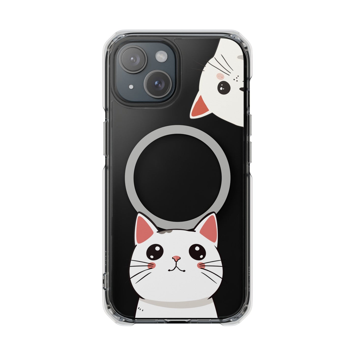 Oneticase Magnetic Case for iPhone with Cute Cat Close-Up Design