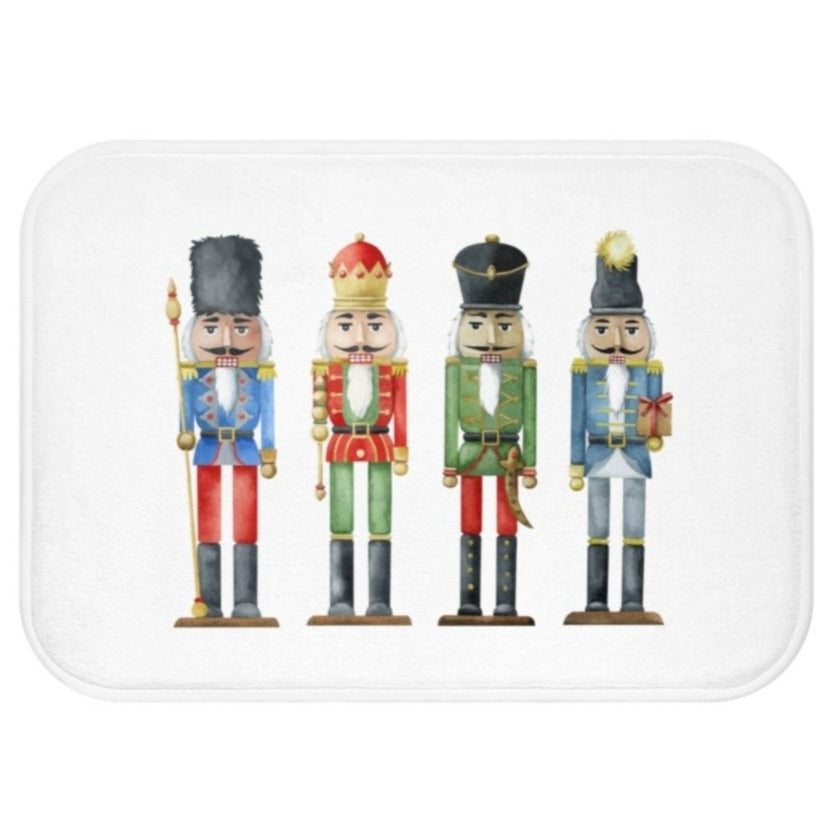 Nutcracker Toy Soldiers Bath Mat - Enhance Your Home Décor with Holiday Accents