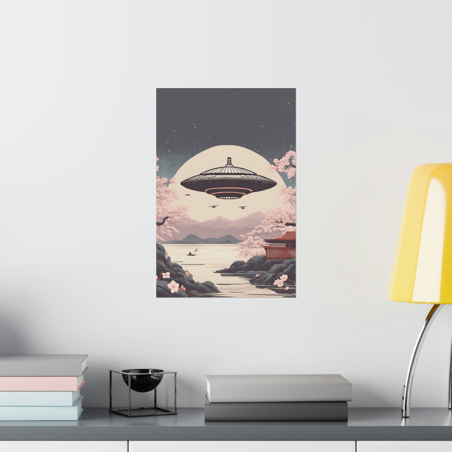 Japanese Vintage UFO Art Print