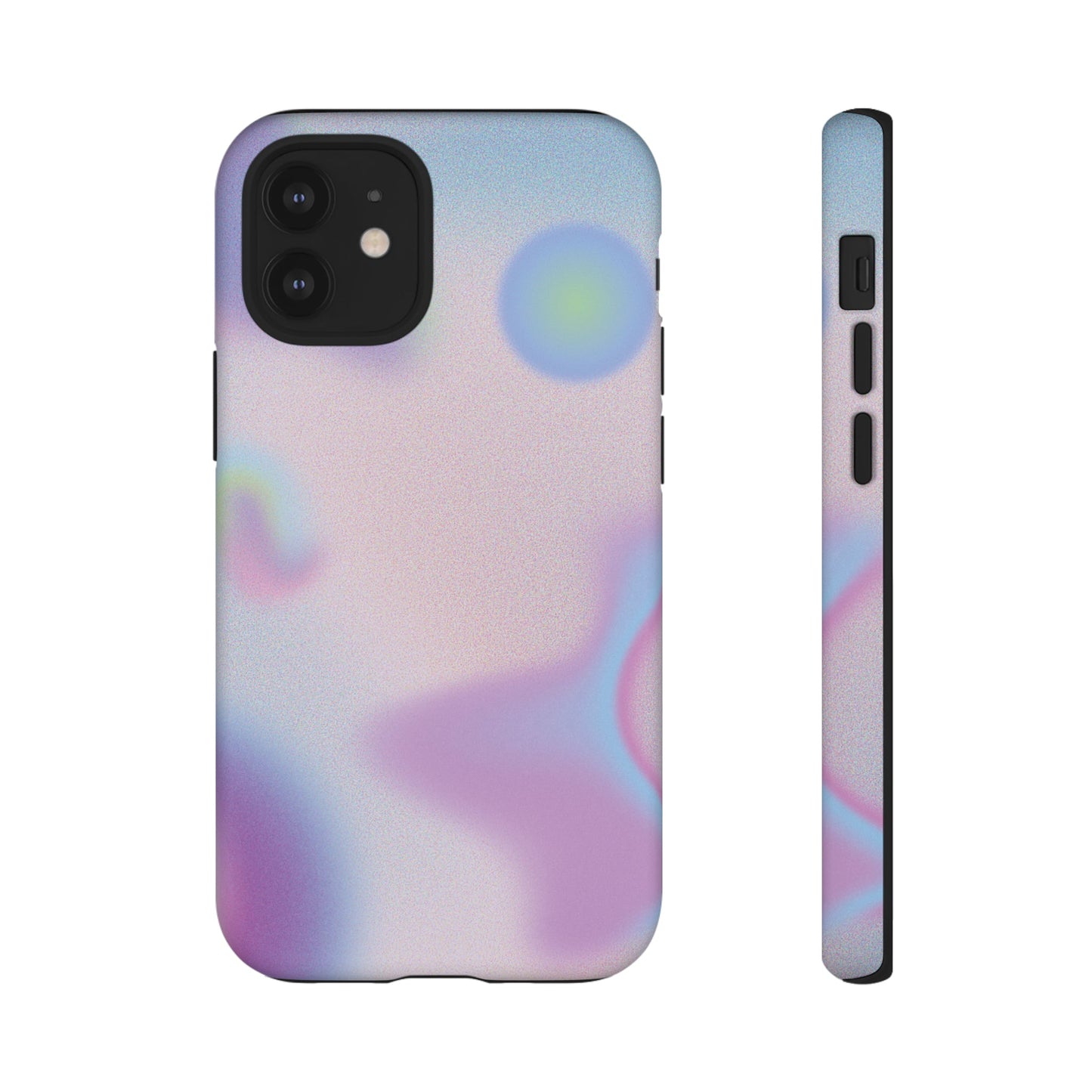 Floating Orbs Tough iPhone Case with Gradient Design