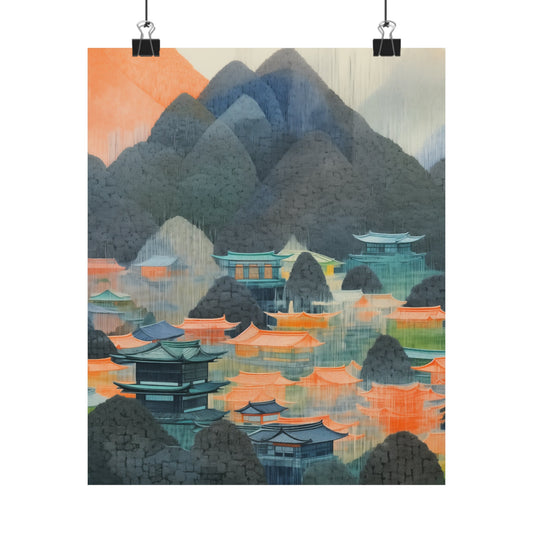 Landscape Art Poster from Japan