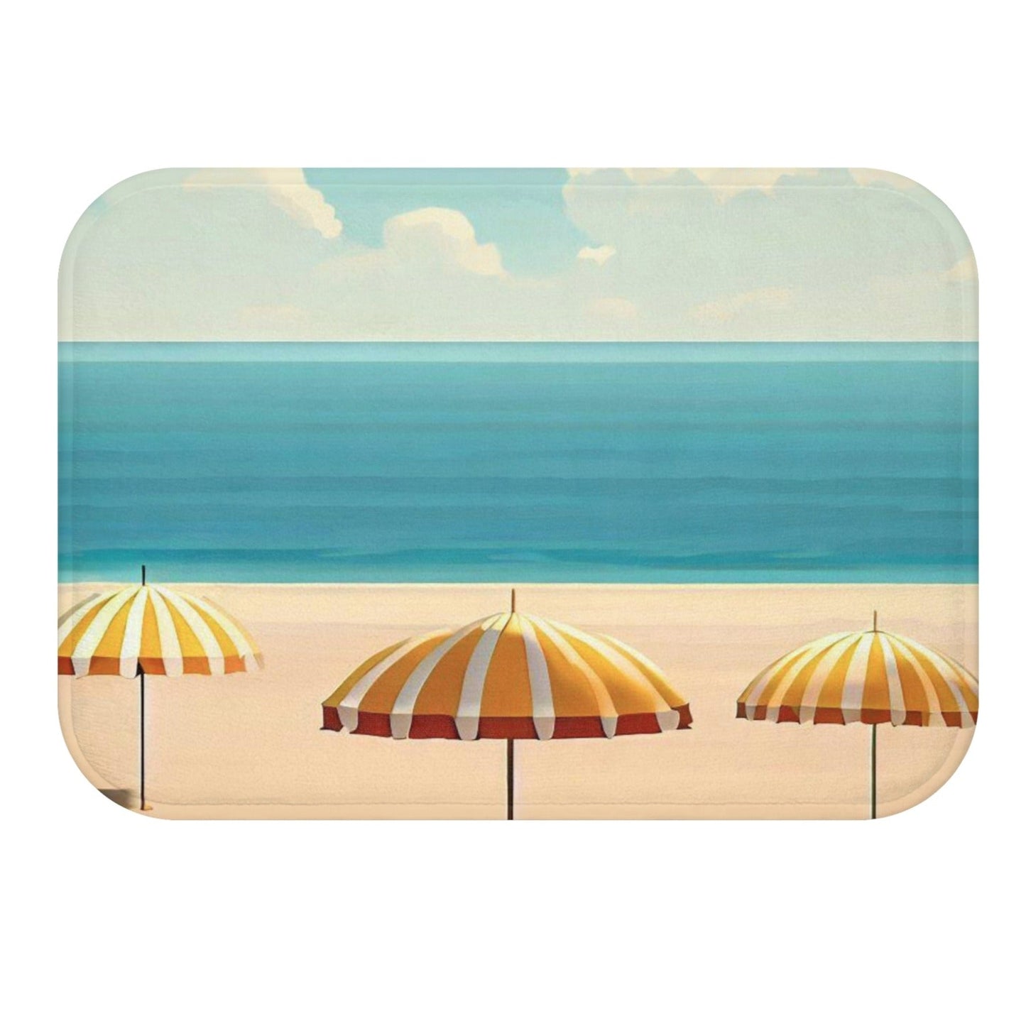 Relaxed Seaside Retreat Bath Mat