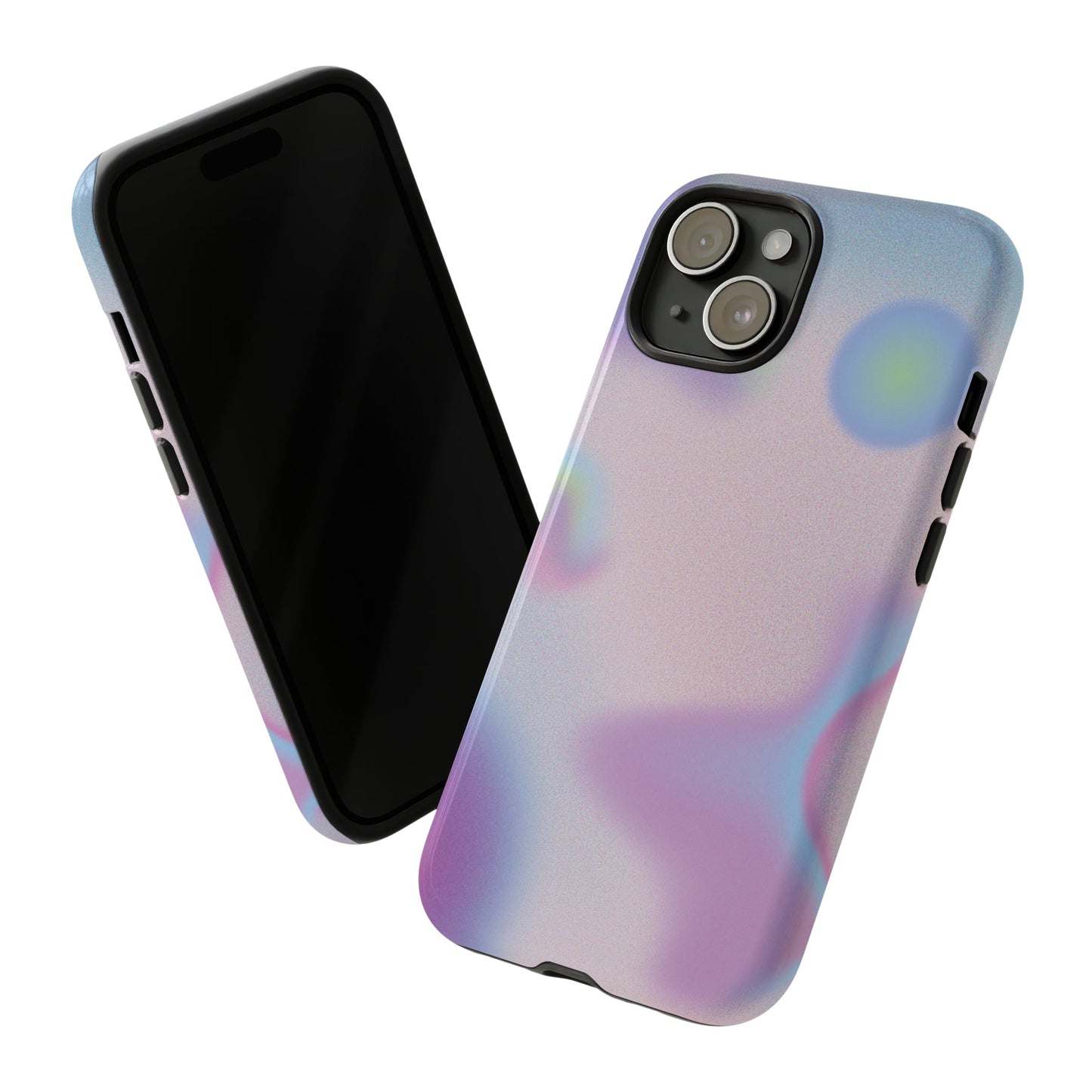Floating Orbs Tough iPhone Case with Gradient Design