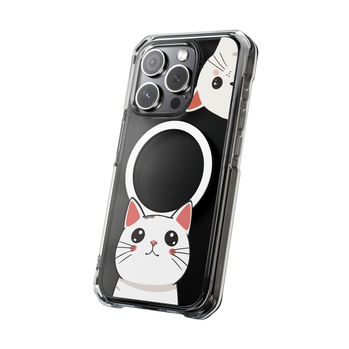 Oneticase Magnetic Case for iPhone with Cute Cat Close-Up Design