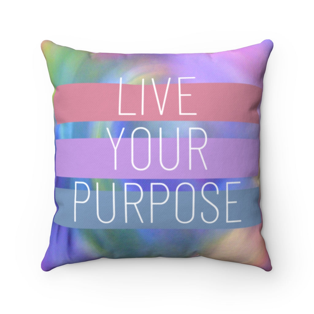 Purposeful Living Throw Pillow - Available in 4 Different Sizes