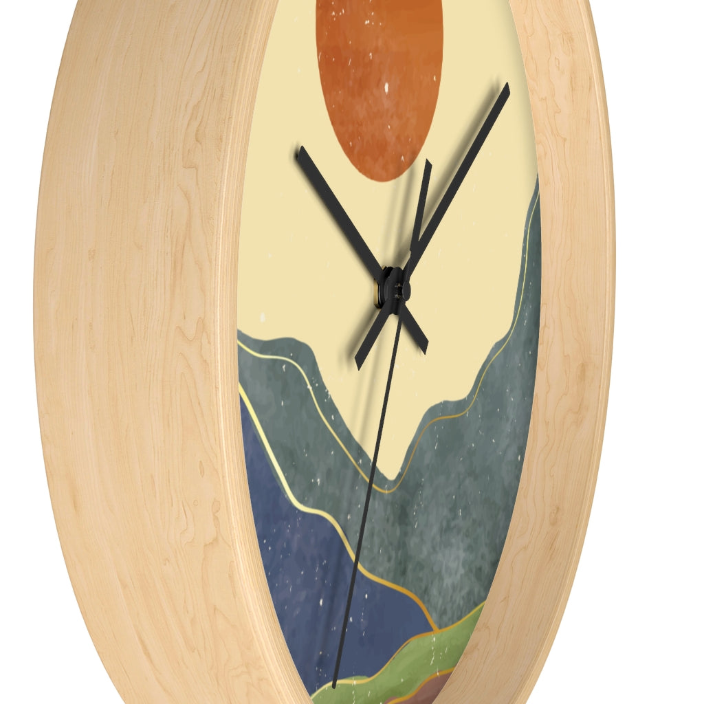 Wall Clock Inspired by the California Sunshine