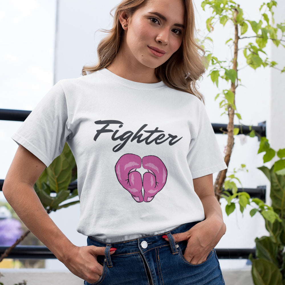 Pink Ribbon Awareness Fighter T-Shirt