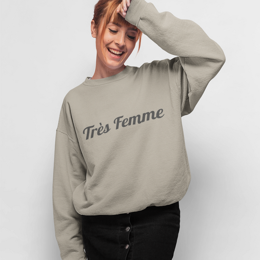 Logo Femme Crewneck Sweatshirt for Women