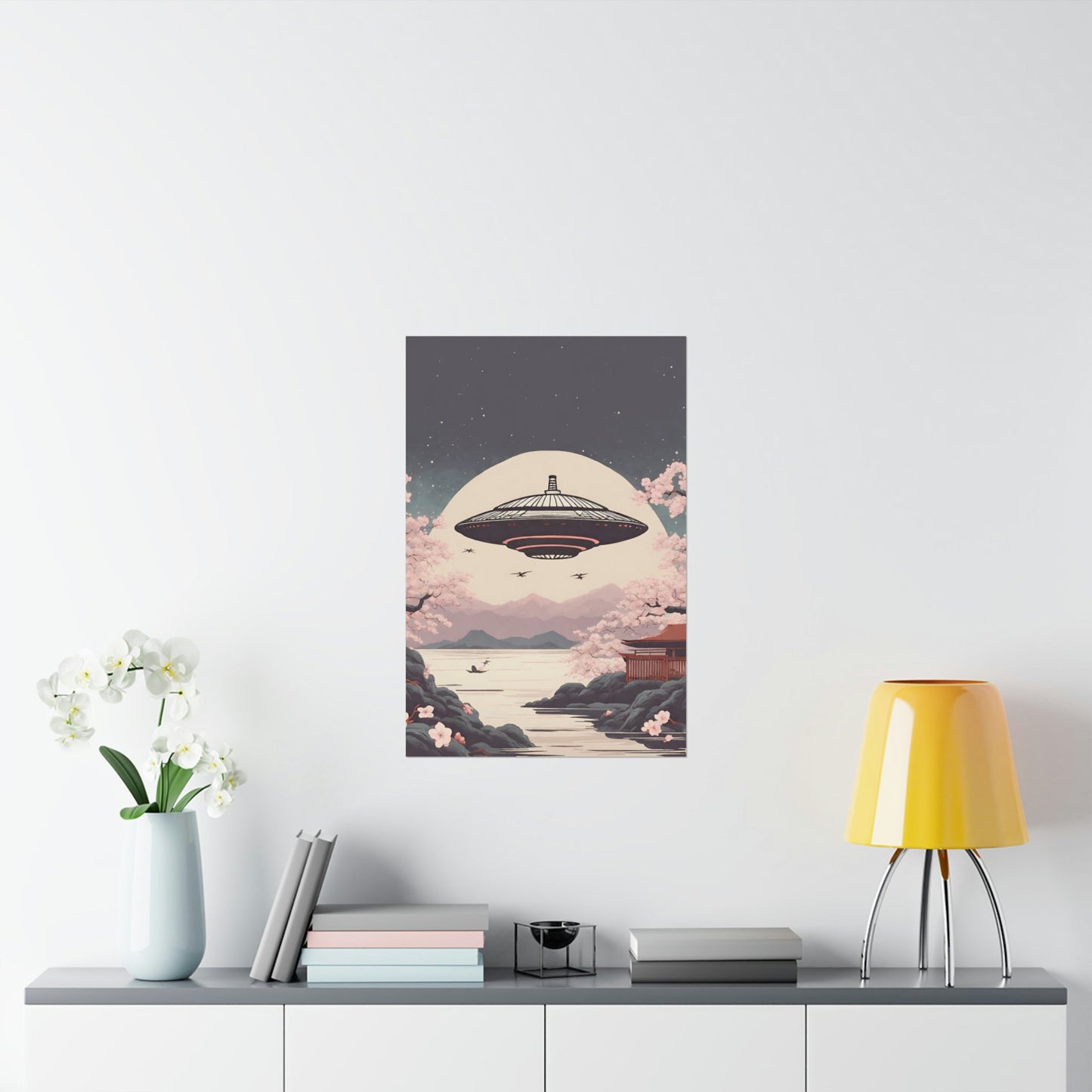 Japanese Vintage UFO Art Print