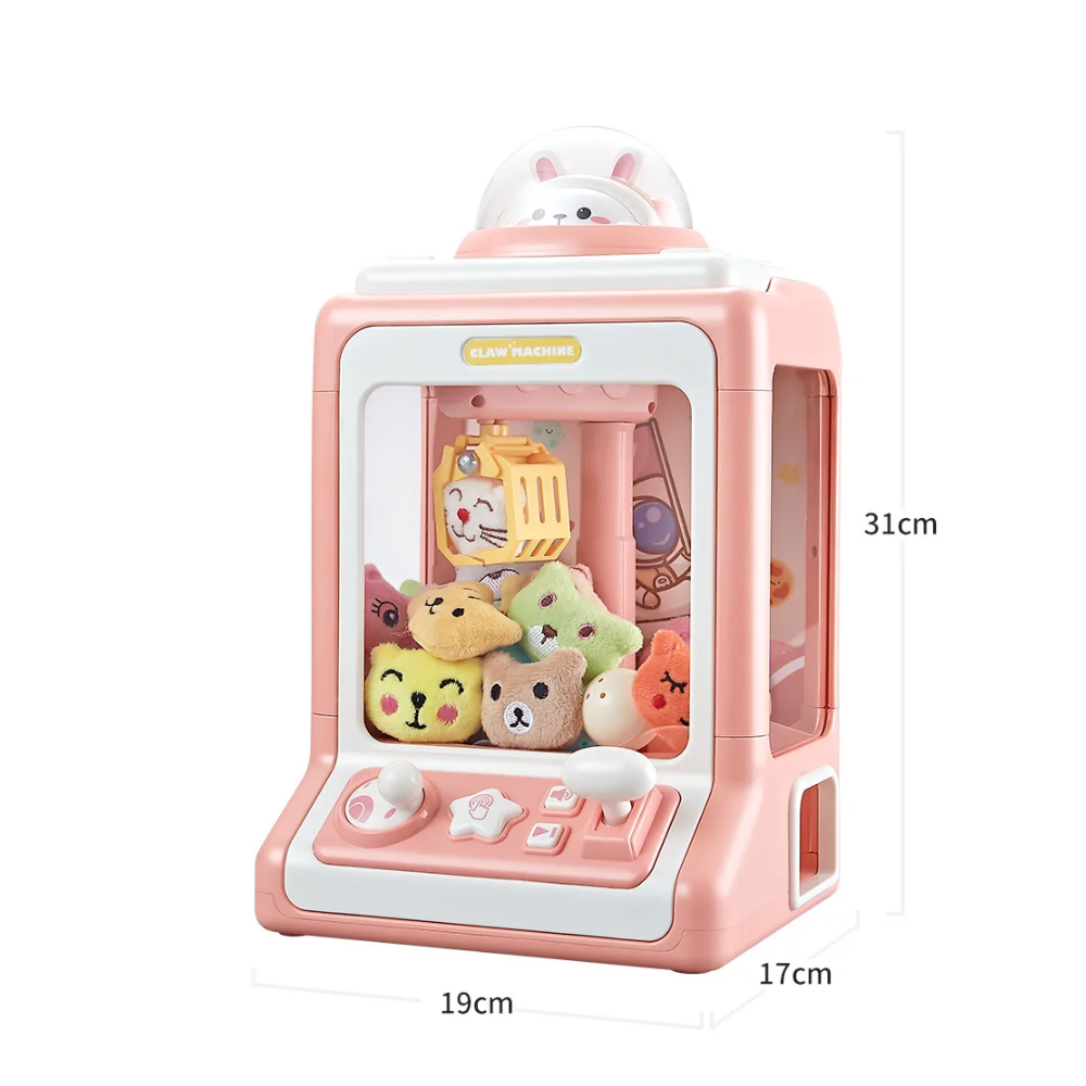 Compact Animated Entertainment Claw Game Device
