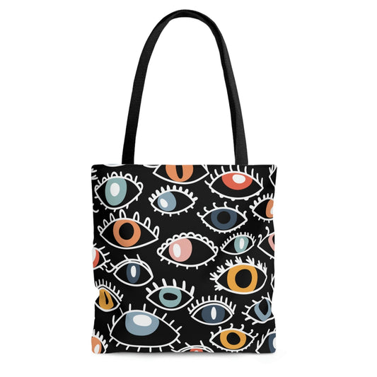 Medium Egyptian Eye Beach Tote Bag for Shopping