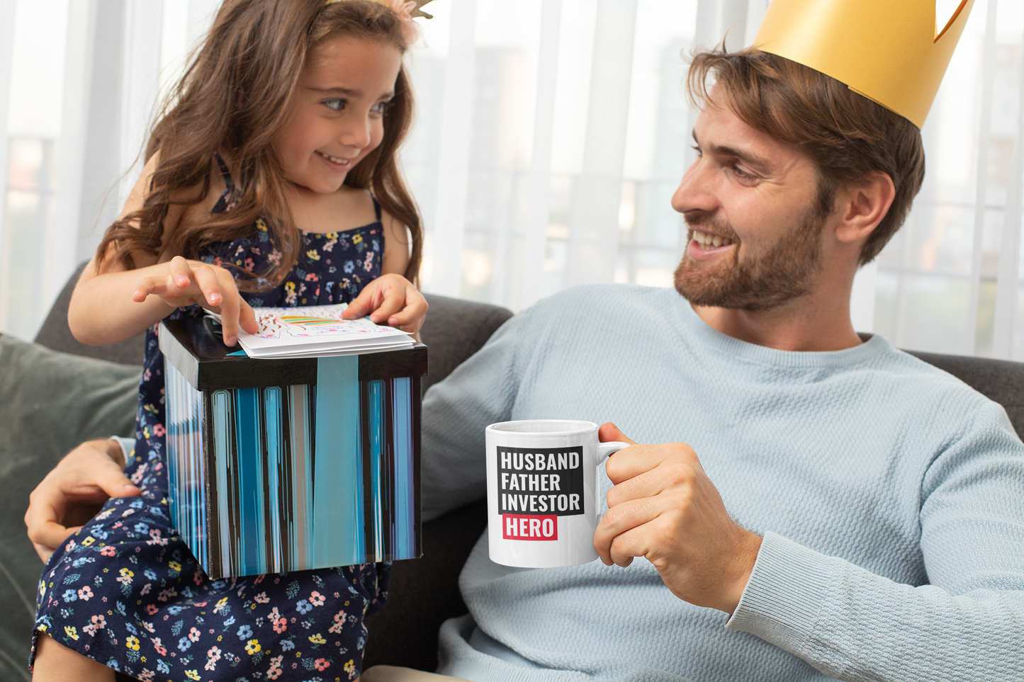Husband, Father, Investor, Superhero Mug