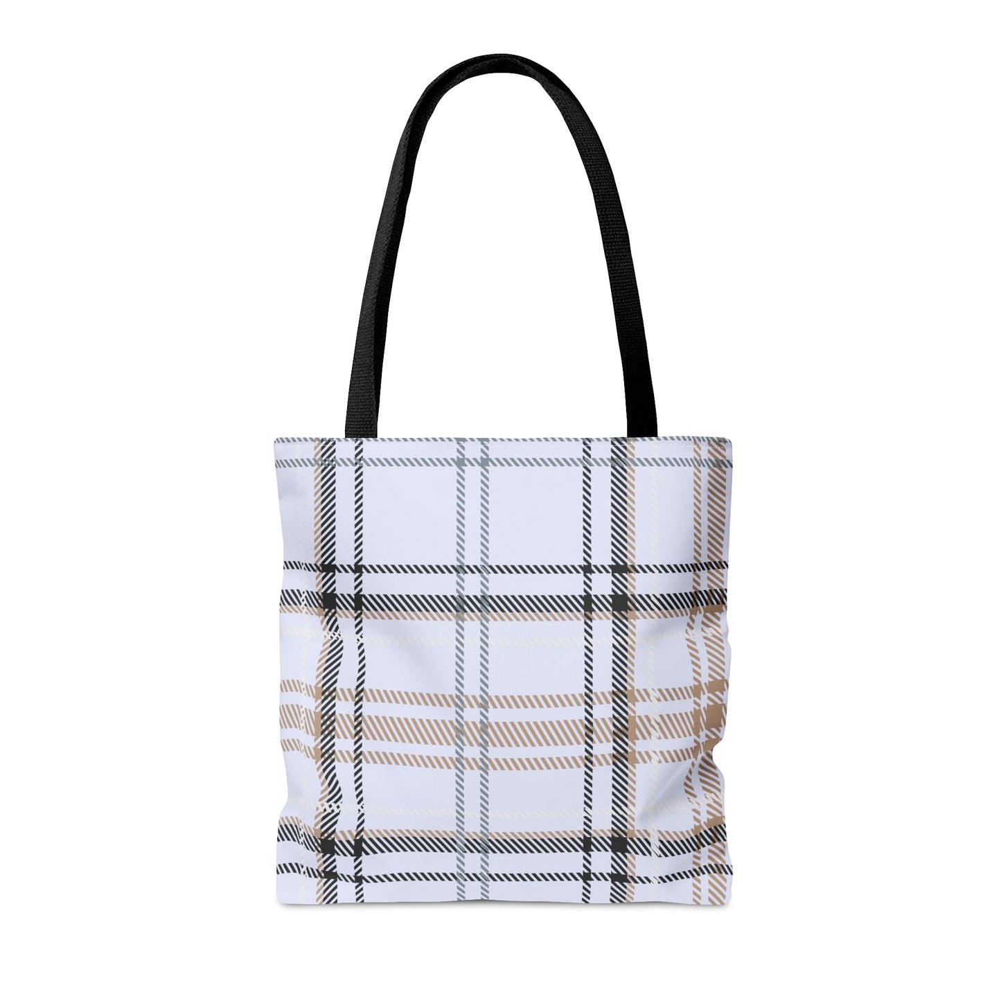 Plaid Blue Handbag