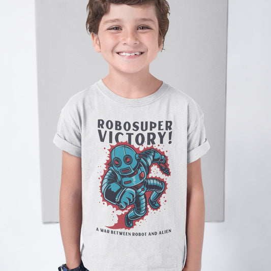 Robosuper Victory Tee for Boys