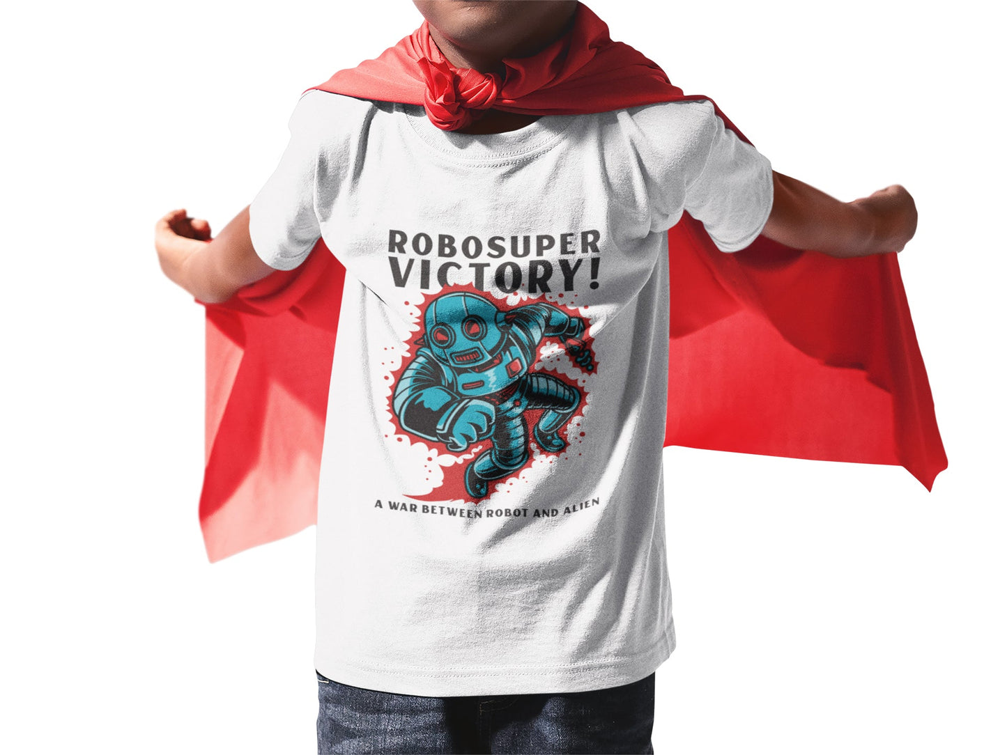Robosuper Victory Tee for Boys