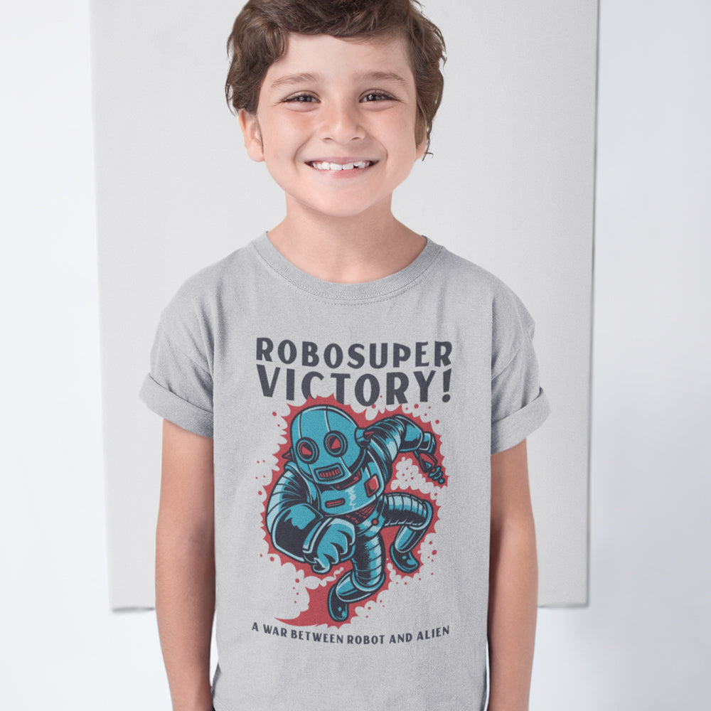 Robosuper Victory Tee for Boys