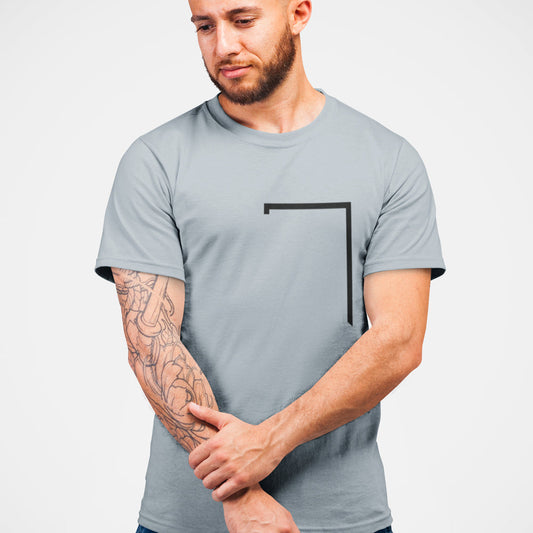 Angle Shaped Men's Tee: A Unique Twist to Your Style