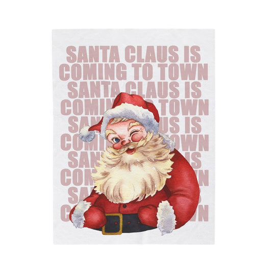 Plush Throw - Santa Claus Inspired Blanket