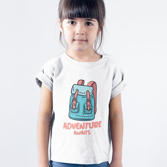 Girls' T-Shirt Embarking on an Exciting Journey