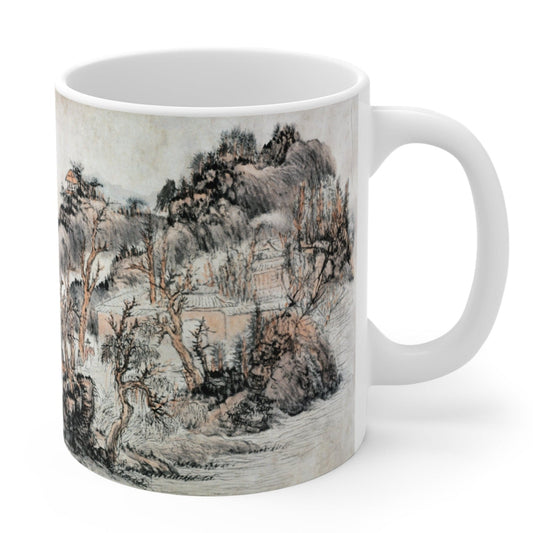 Japanese Art Mug - Vintage and Timeless