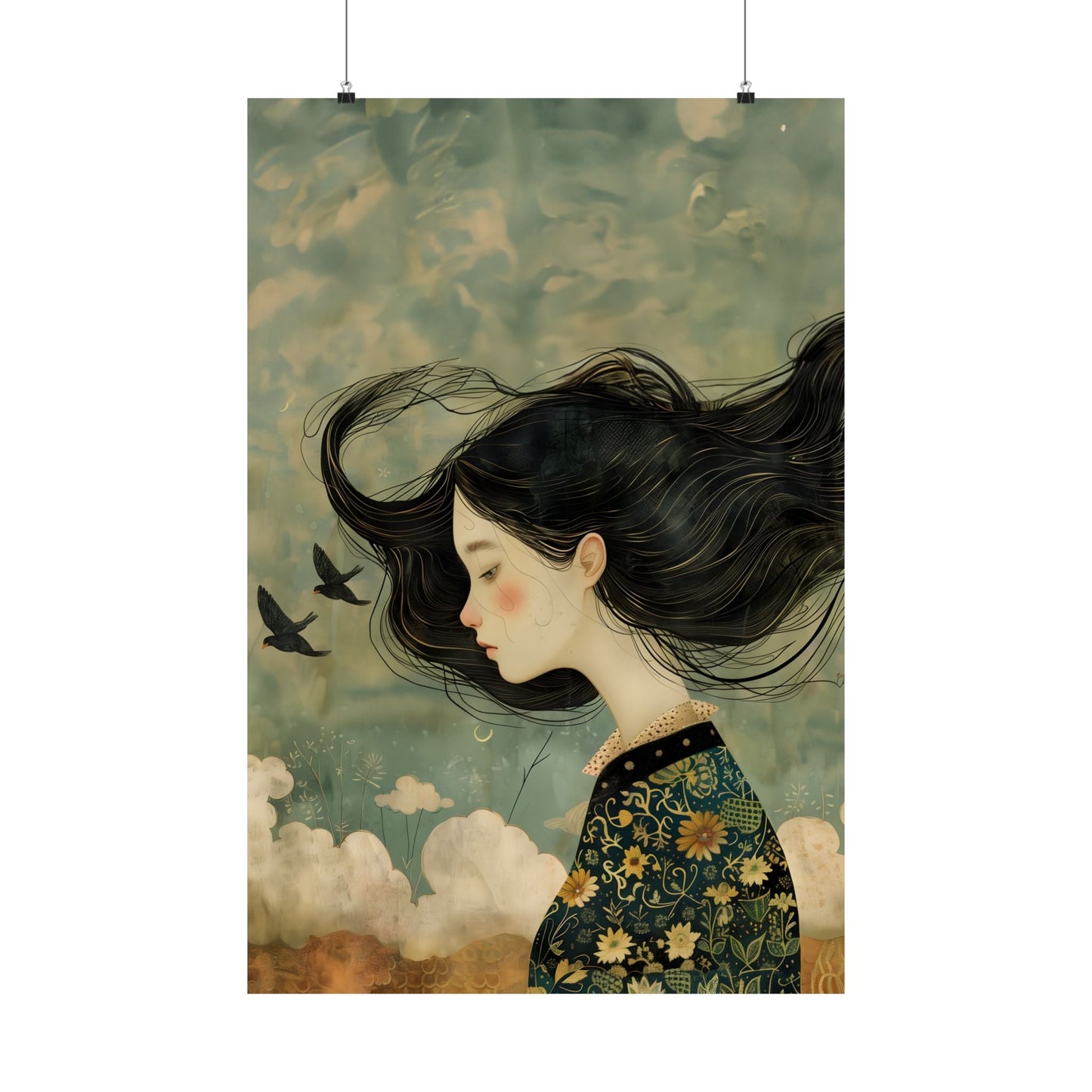 Girl Poster: Emotions in Tangle