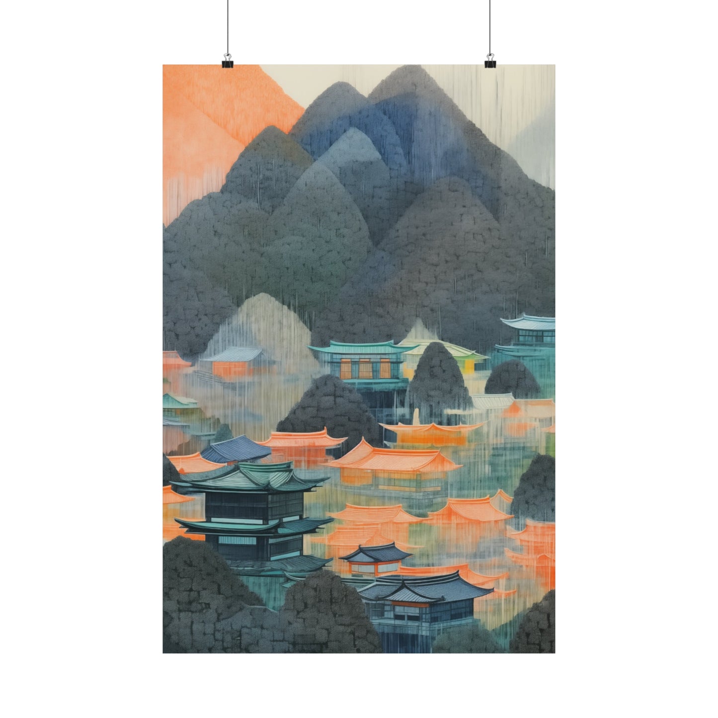 Landscape Art Poster from Japan