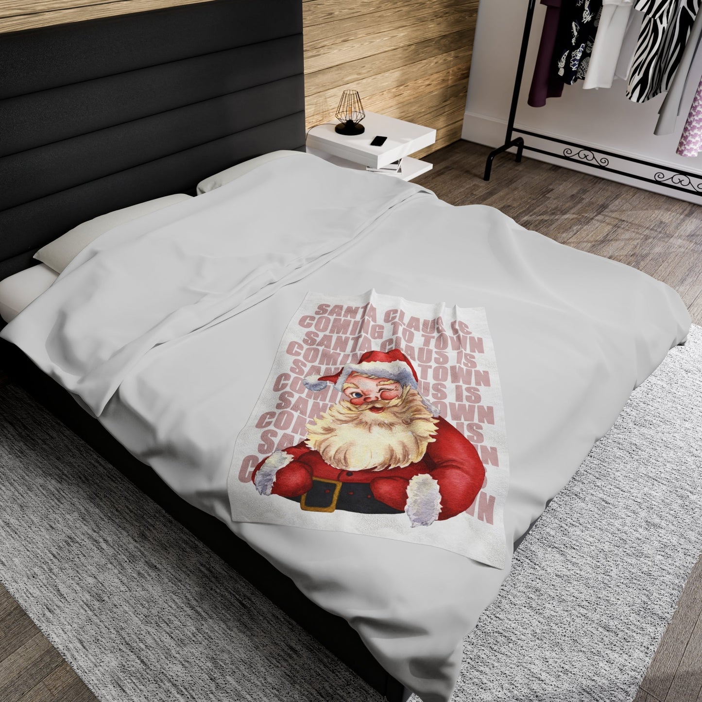 Plush Throw - Santa Claus Inspired Blanket