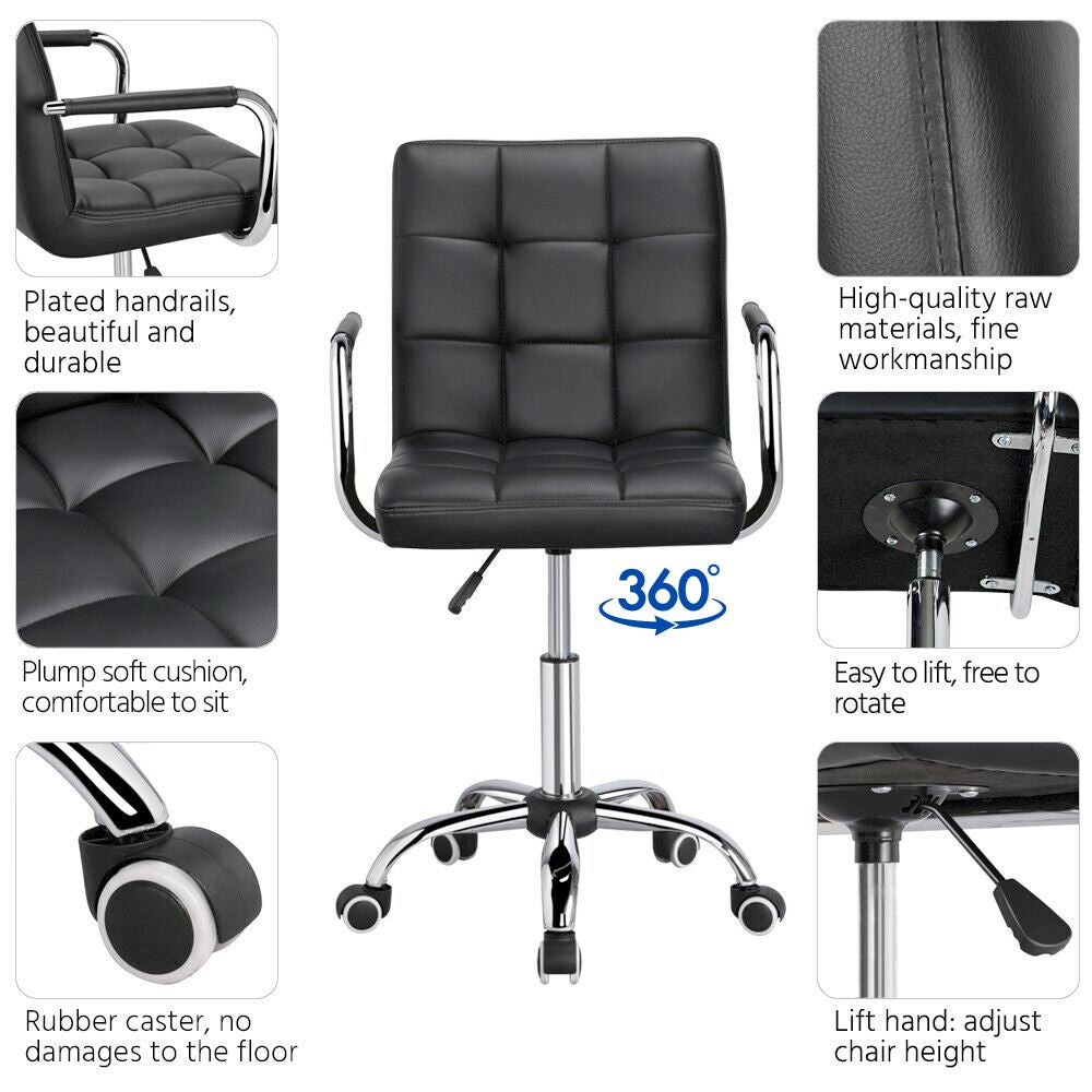 Contemporary Faux Leather Office Chair