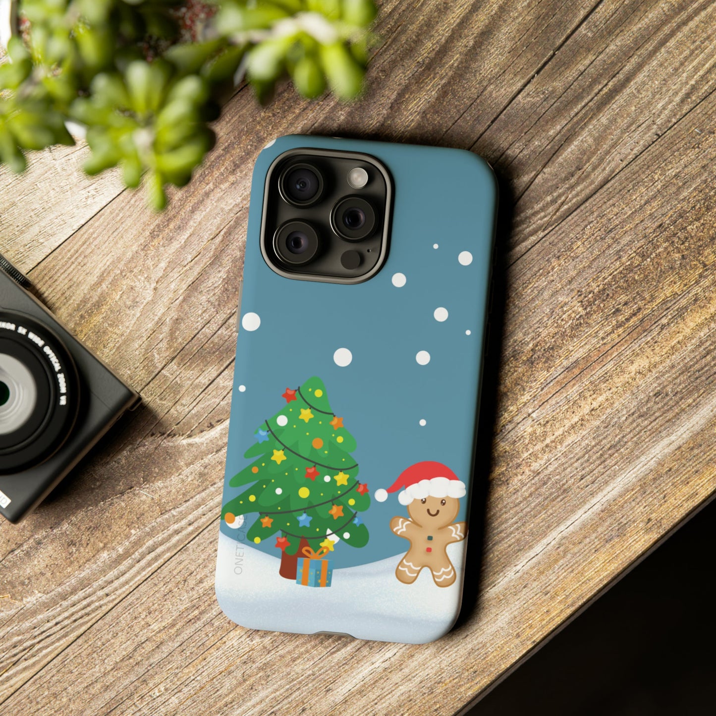 Durable Gingerbread Man Holiday Phone Cases