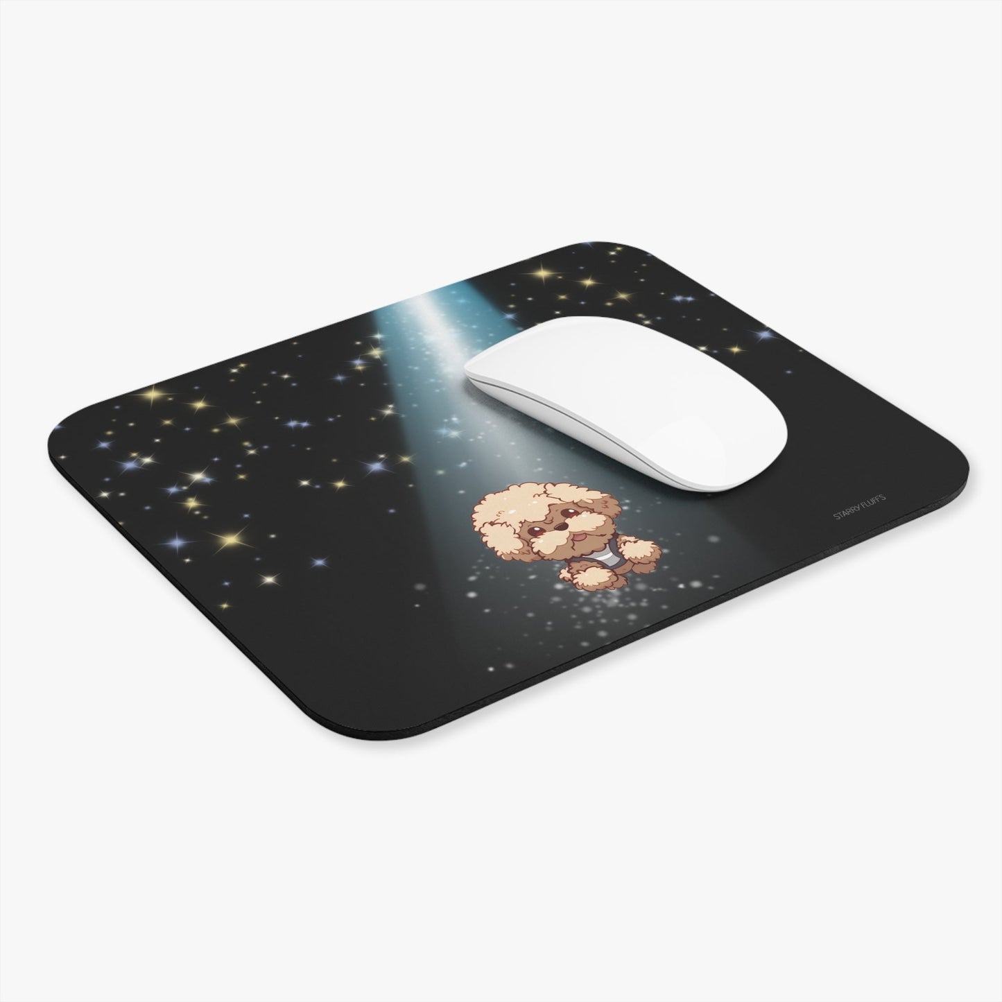 Pookie the Poodle Glowing Mouse Mat by Starry Fluff