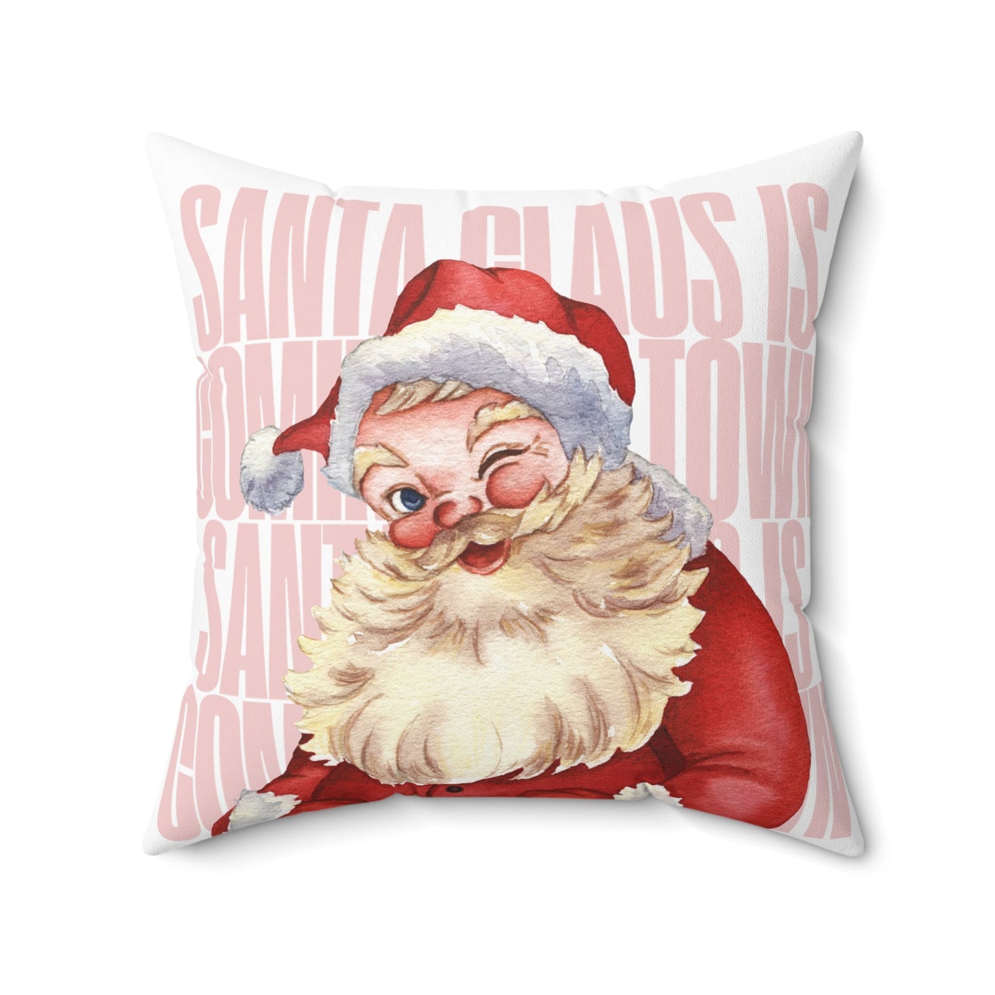 Faux Suede Santa Claus Cushion for the Upcoming Festive Season