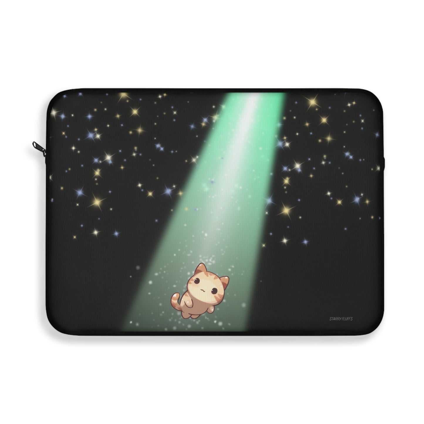 Cosmic Glow Laptop Cover by Starry Fluff