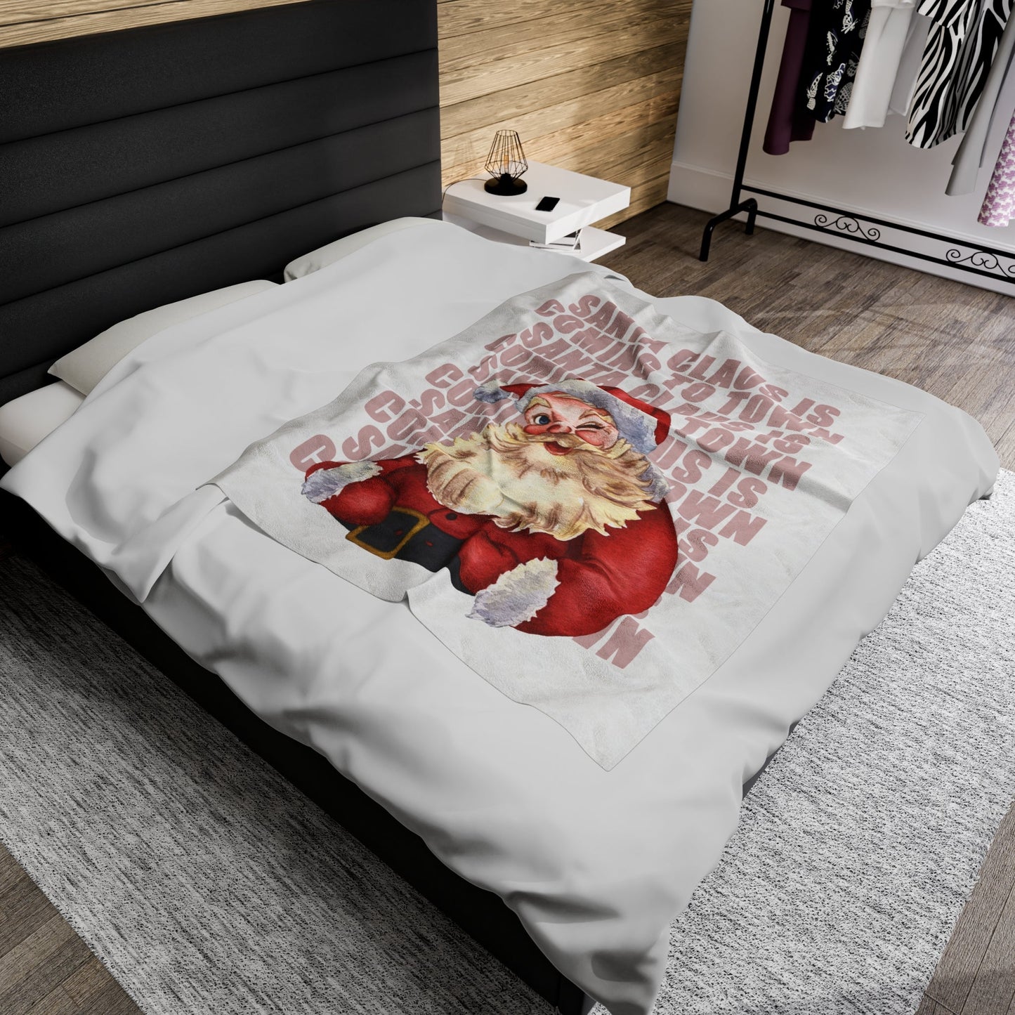 Plush Throw - Santa Claus Inspired Blanket