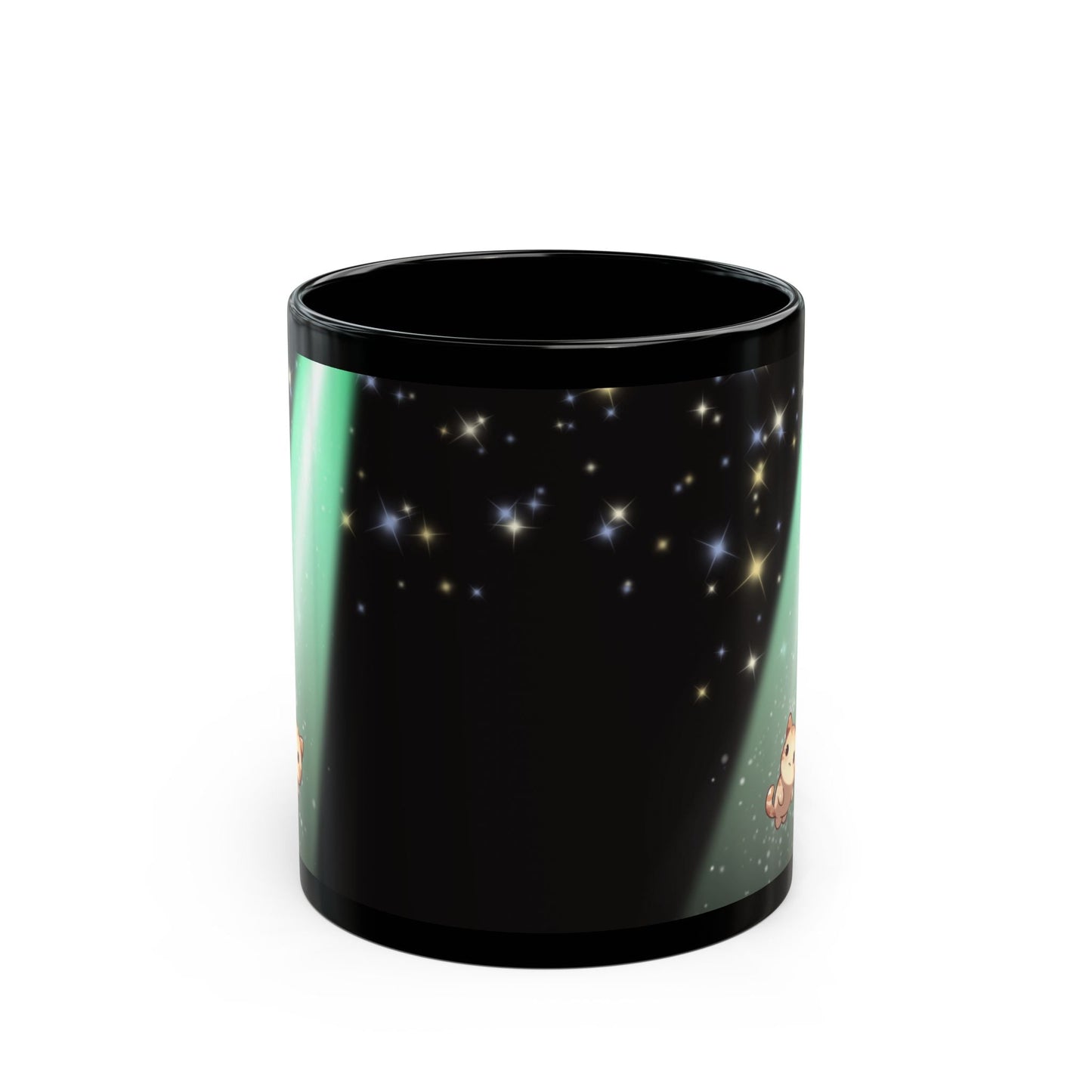 Cosmic Kitty Delight Coffee Tea Mug by Starry Fluff's