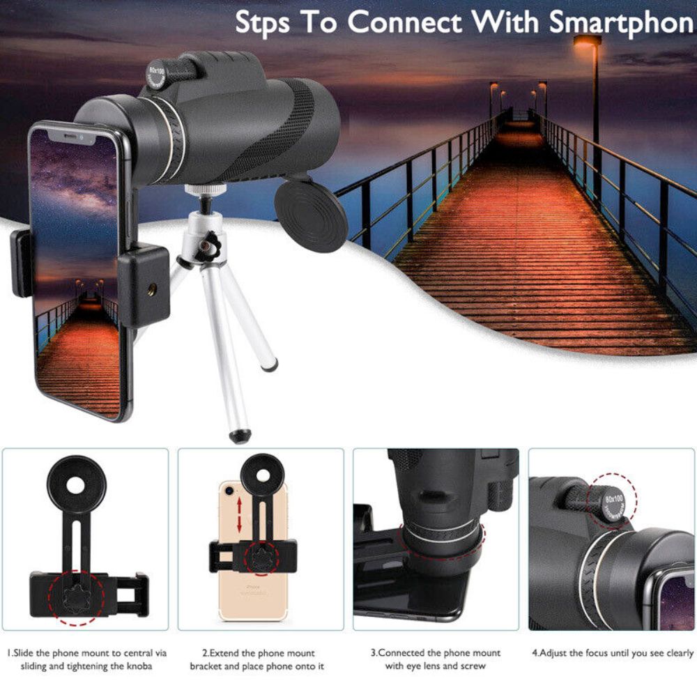 HD Monocular Tripod for Smartphone Photography