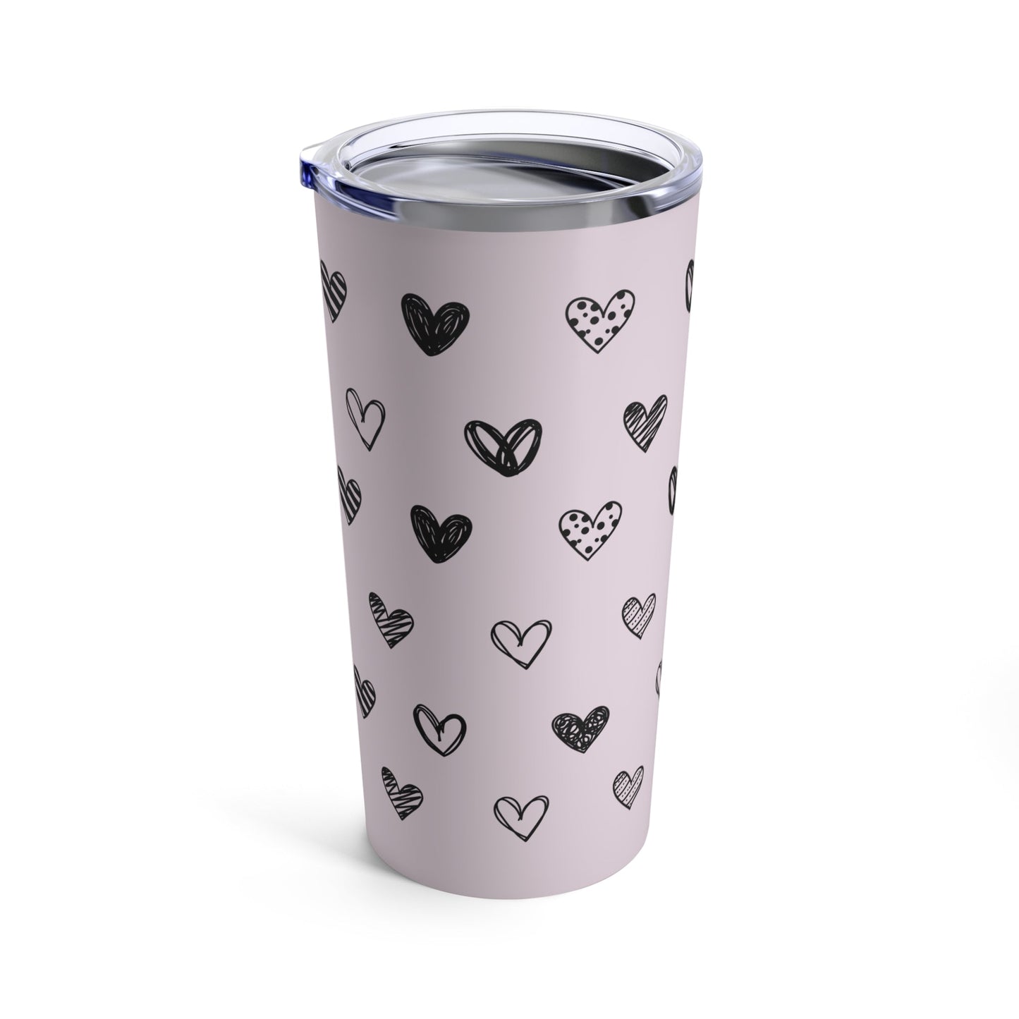 Cat Lover's Heart Tumbler - 20oz