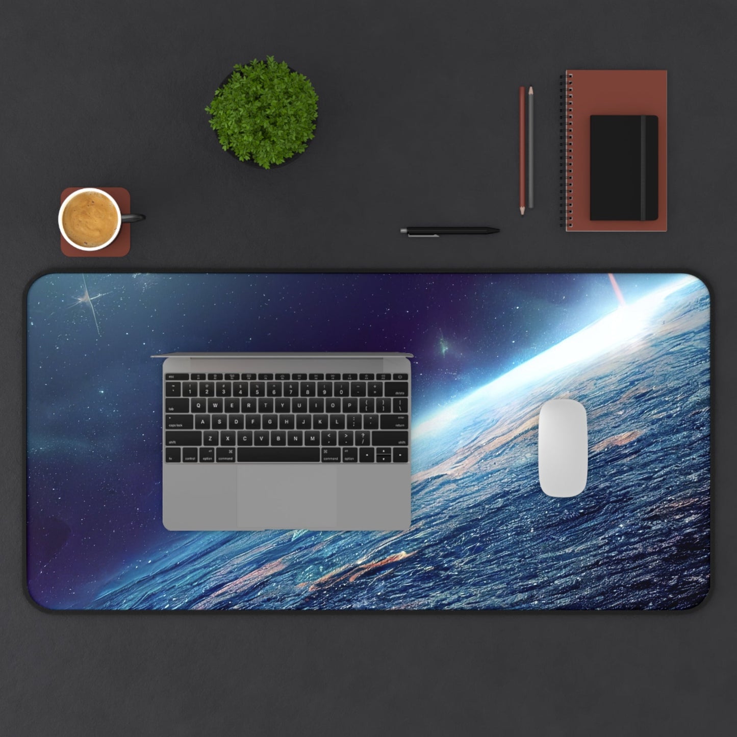 Earth Desk Mat - A Tranquil Yet Functional Addition to Your Workspace