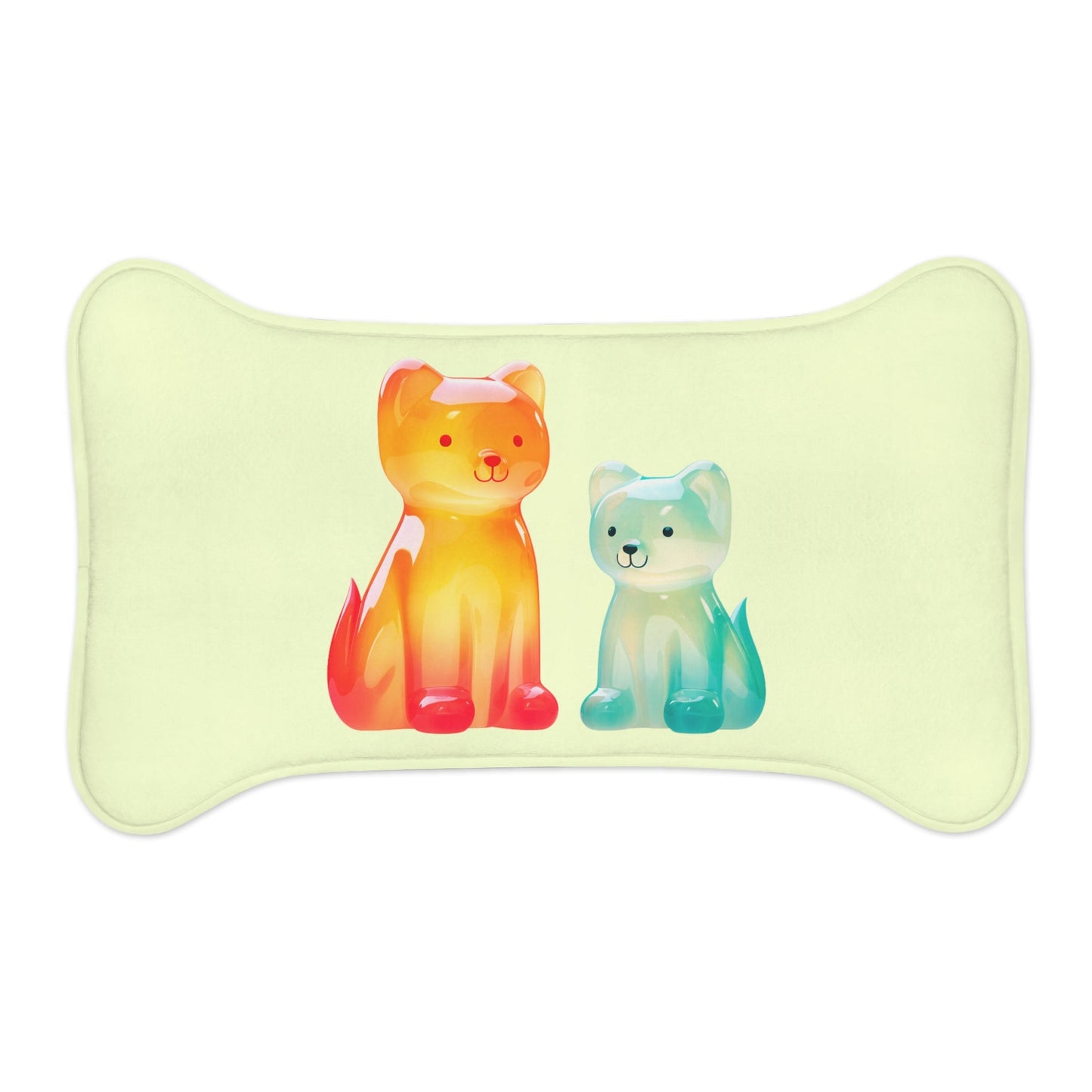 Pet Feeding Mats in 3 Different Sizes Featuring Gummy Dogs Design