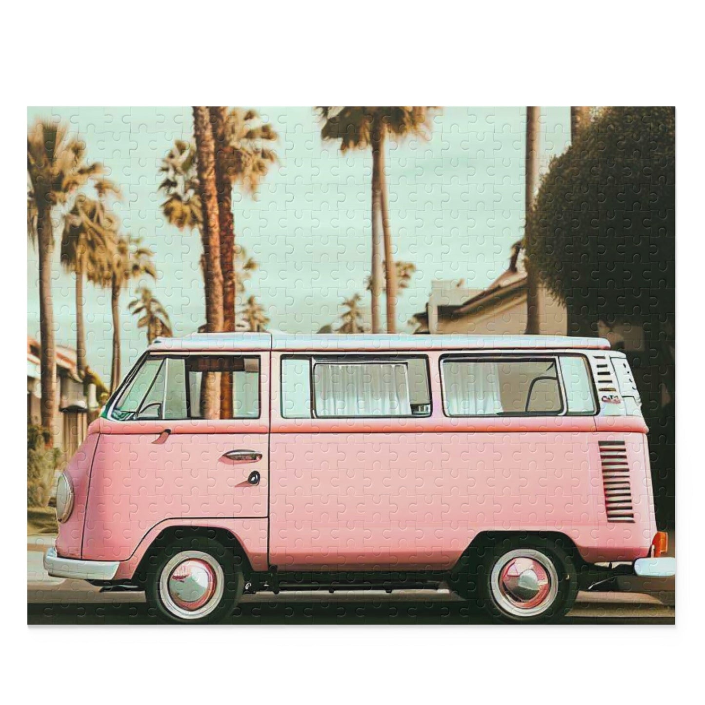 Neighborhood Retro Van 500-Piece Jigsaw Puzzle