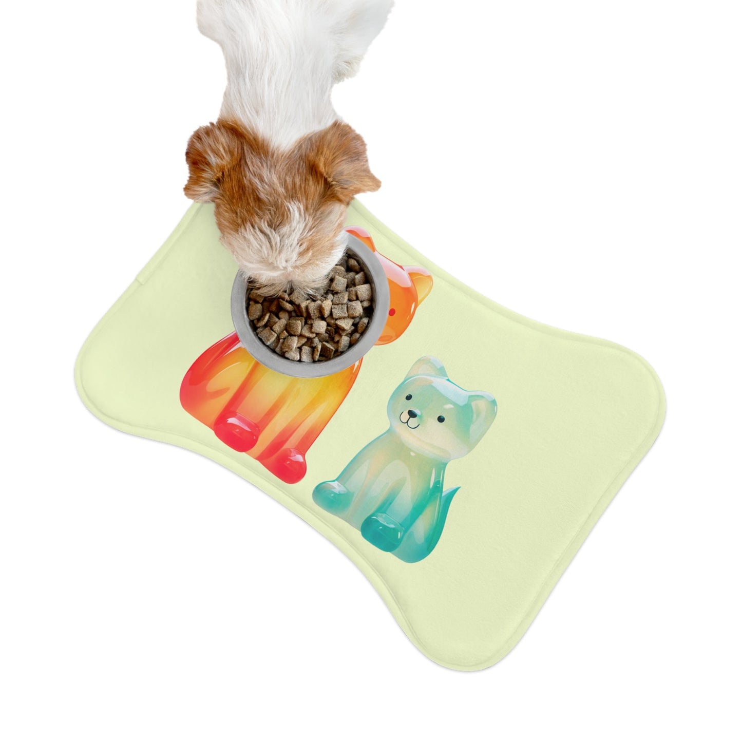 Pet Feeding Mats in 3 Different Sizes Featuring Gummy Dogs Design