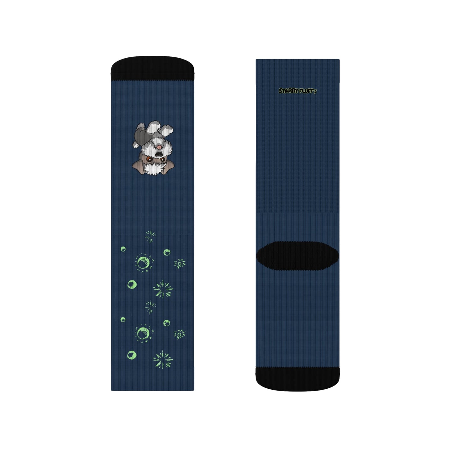 Fun Novelty Socks with Cosmic Flair by Starry Fluff