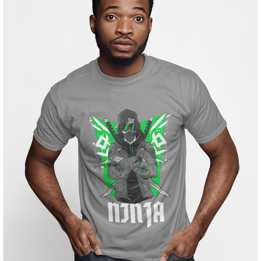 Green Ninja Graphic Tee for Men