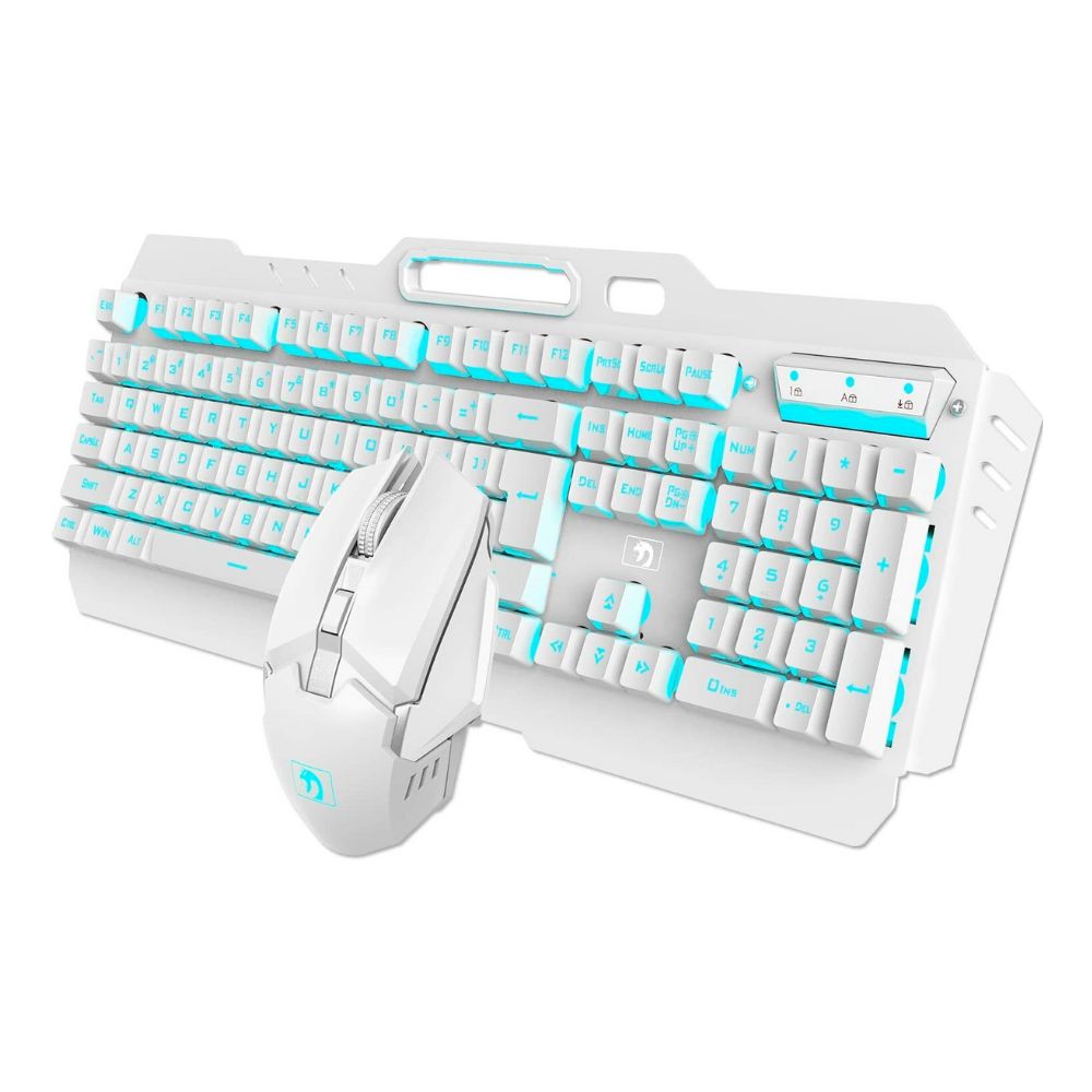Professional Metal Gaming Keyboard and Mouse Set with Wireless Connectivity - Ninja Dragon Edition